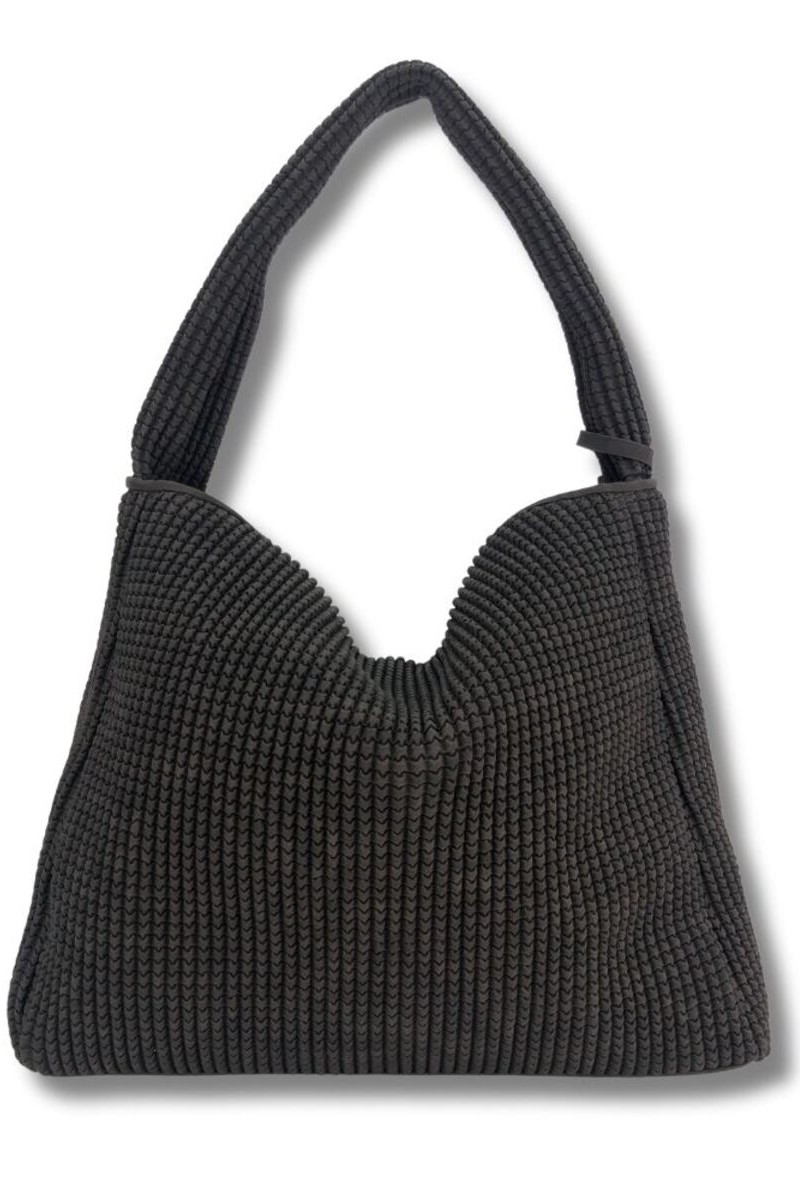 BOLSO HOBO ENGOMADO COLOR MARRÓN 2
